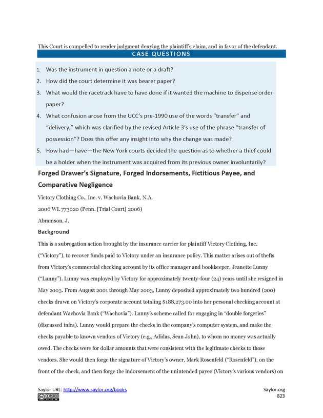 Business Law and the Legal Environment - Page 823